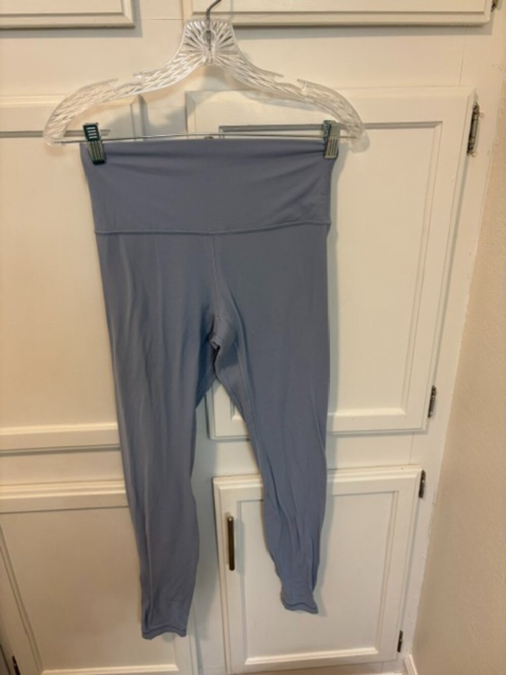 Lululemon Align Women’s Leggings High Rise 25" Ankle Blue Gray Nylon Yoga Size 6